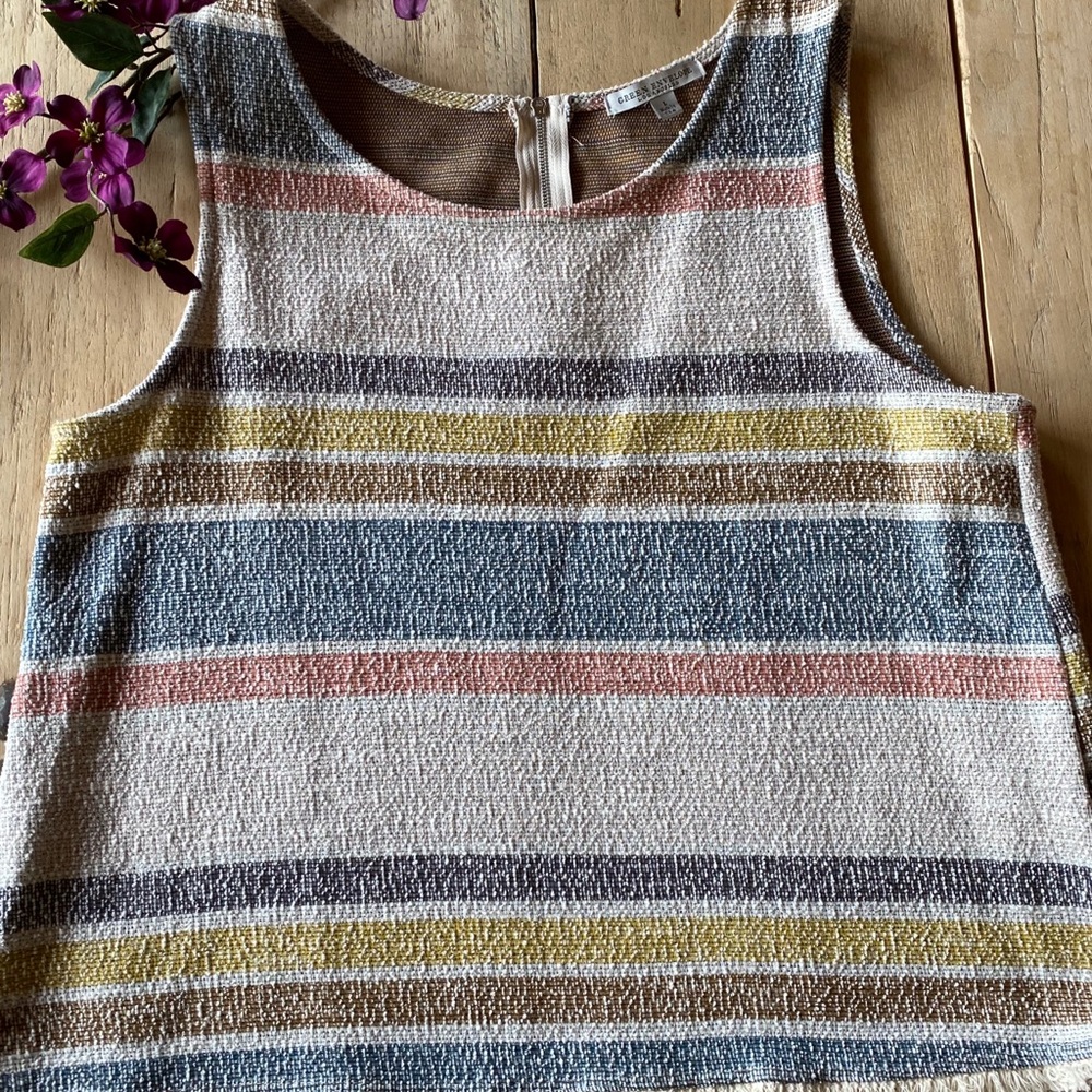 Shell, tank top, striped